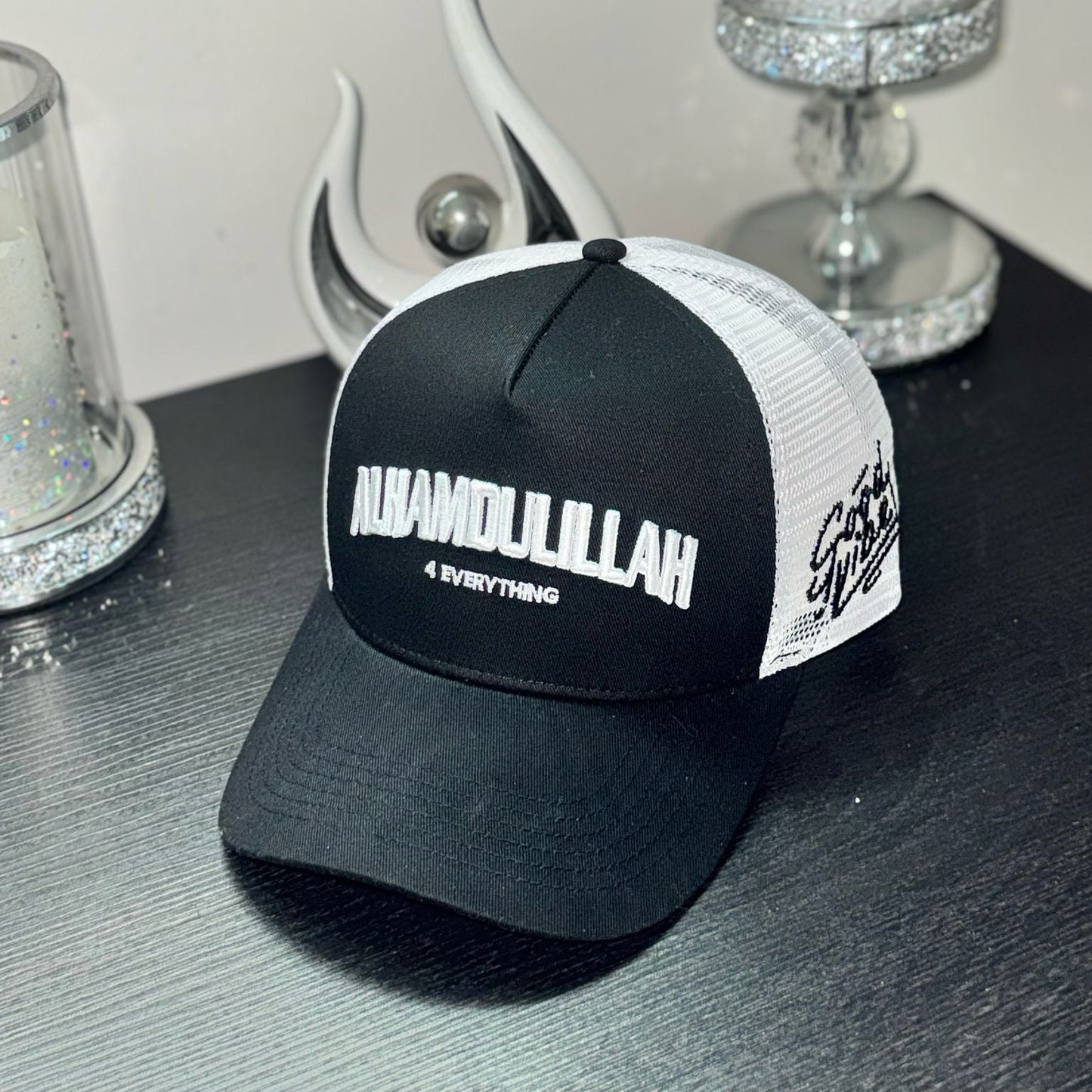 Black & White Alhamdulillah Cap